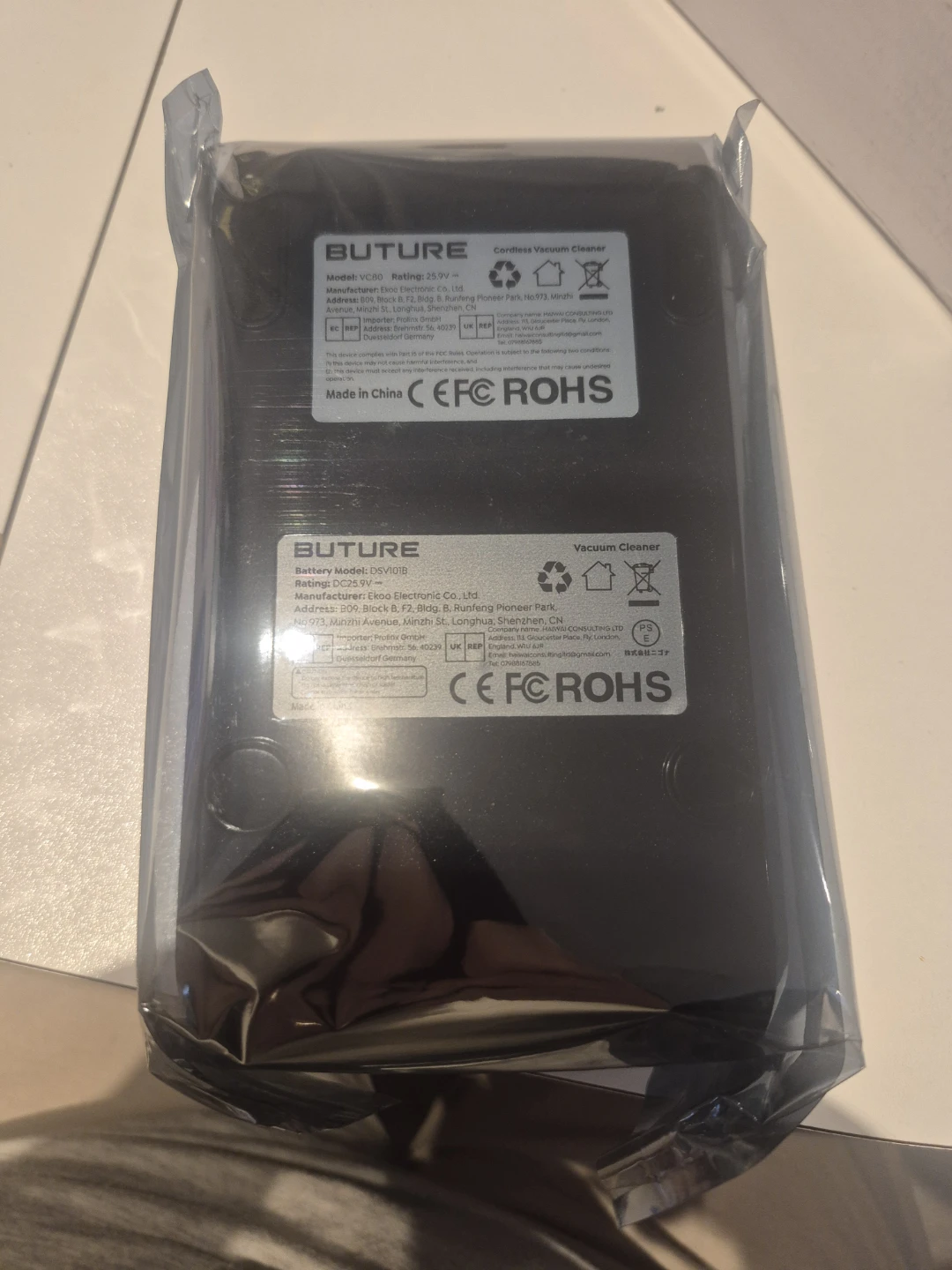 BUTURE Cordless Vacuum Cleaner Battery VC10