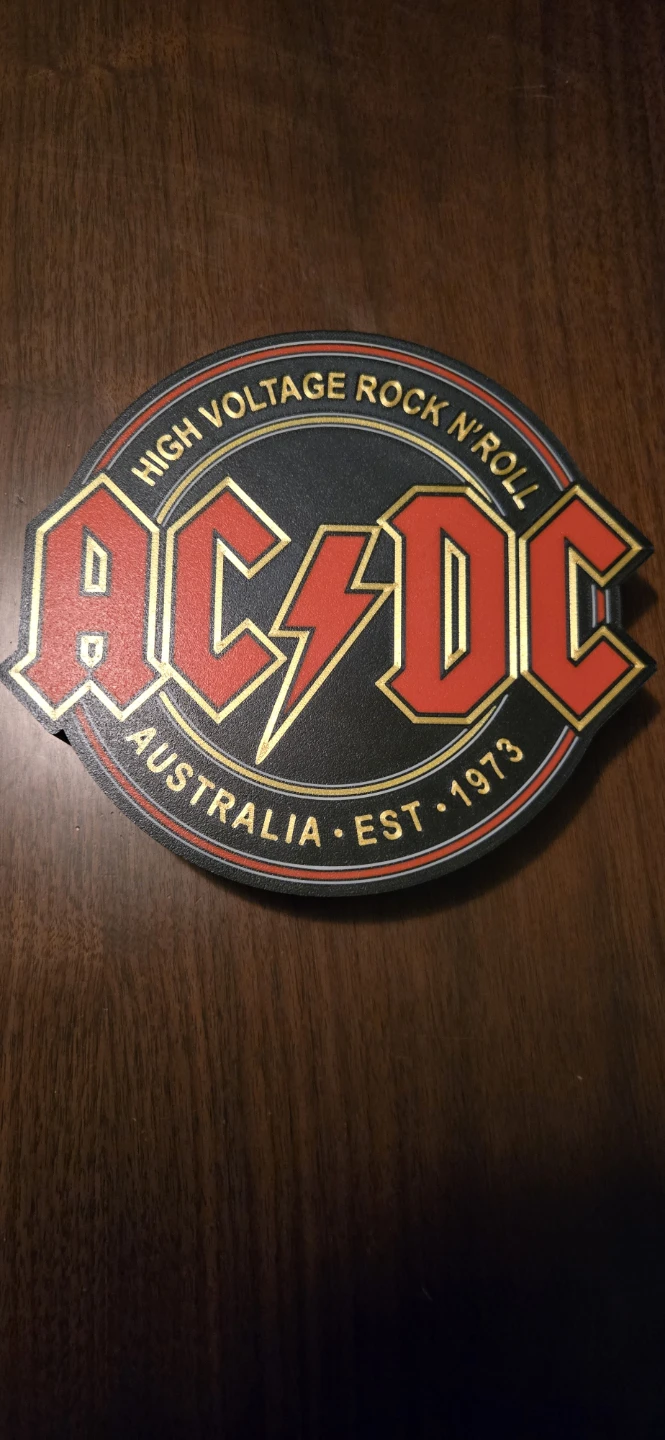 AC/DC High Voltage Rock 'n' Roll Sign