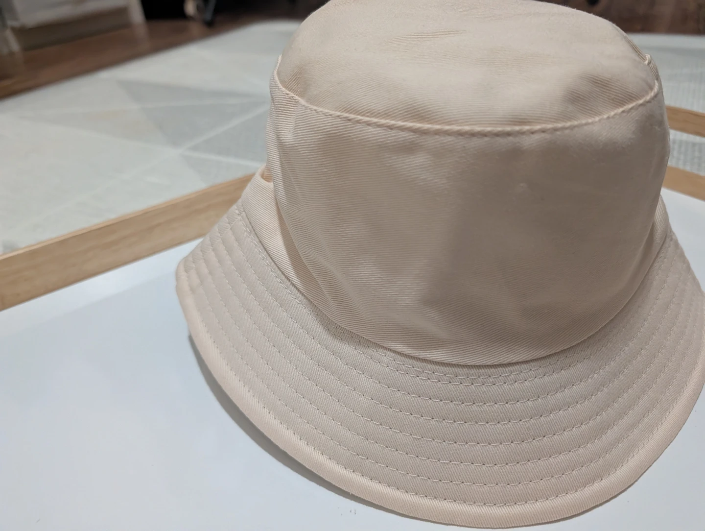 Light Beige Bucket Hat