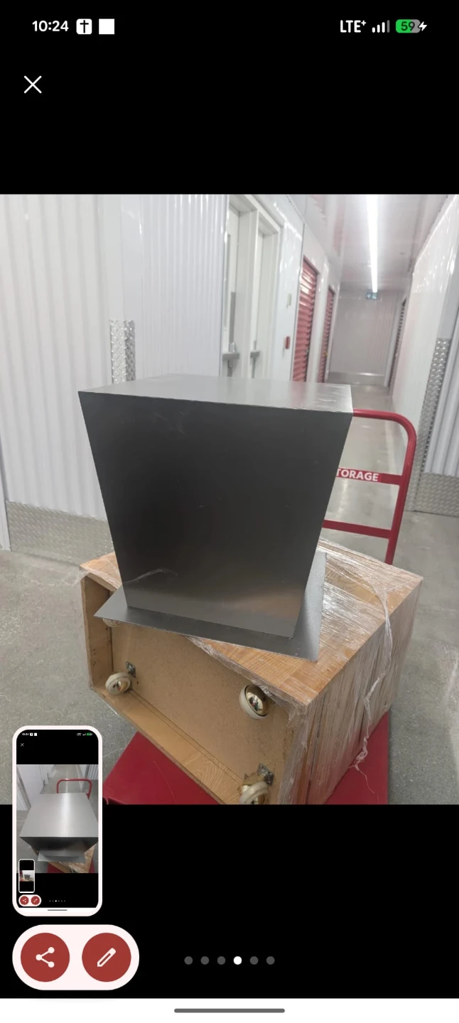 Modern Grey Metal Accent Pedestal Stand