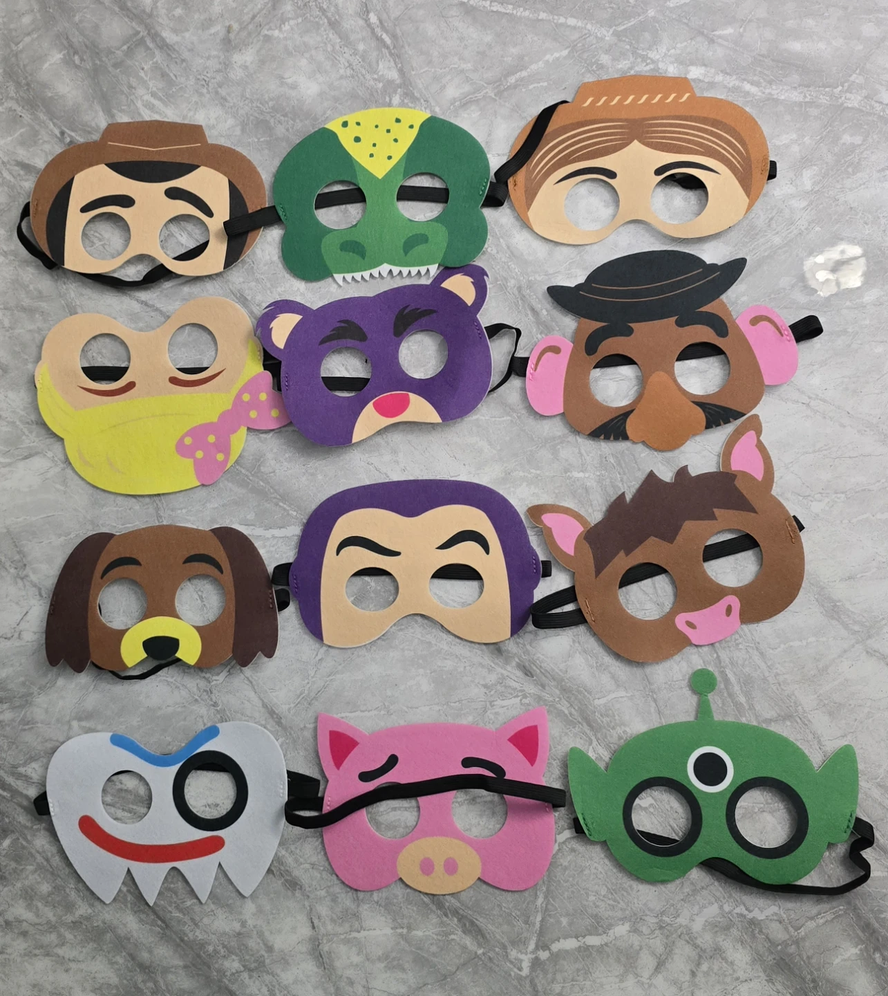 12-Pack Toy Story Character Masks - photo 2