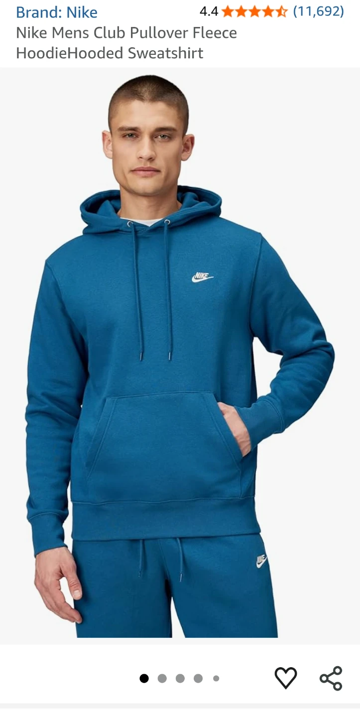Nike Men's Club Pullover Fleece Hoodie