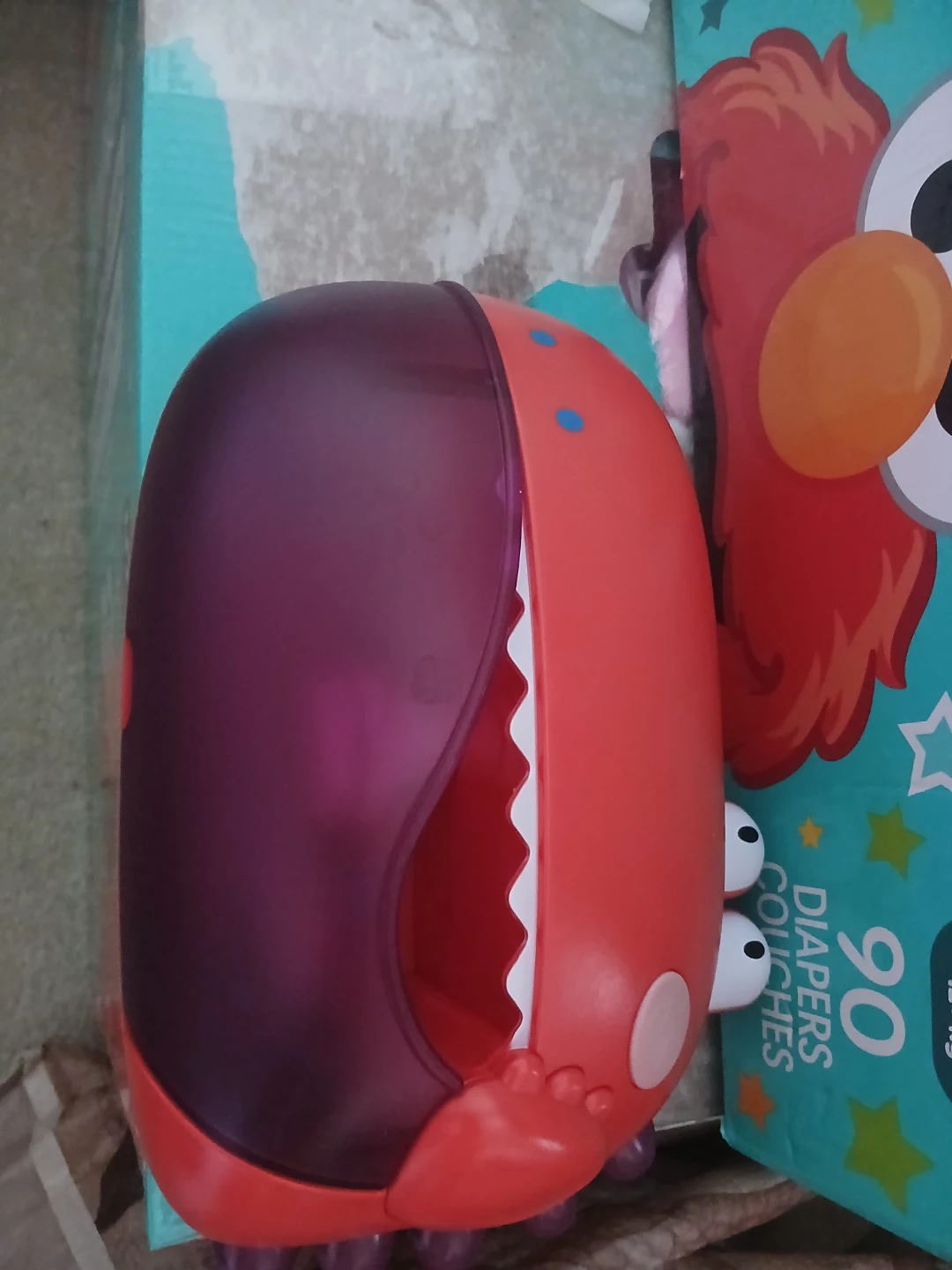 Sesame Street Elmo Character Diaper Pail