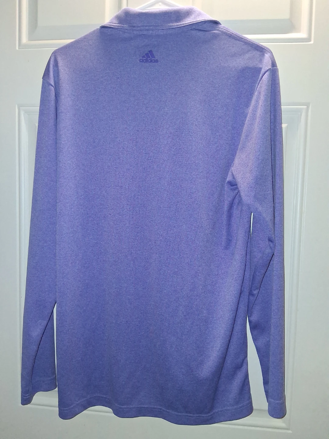 Adidas ClimaLite Long Sleeve Polo Shirt Size S - photo 3