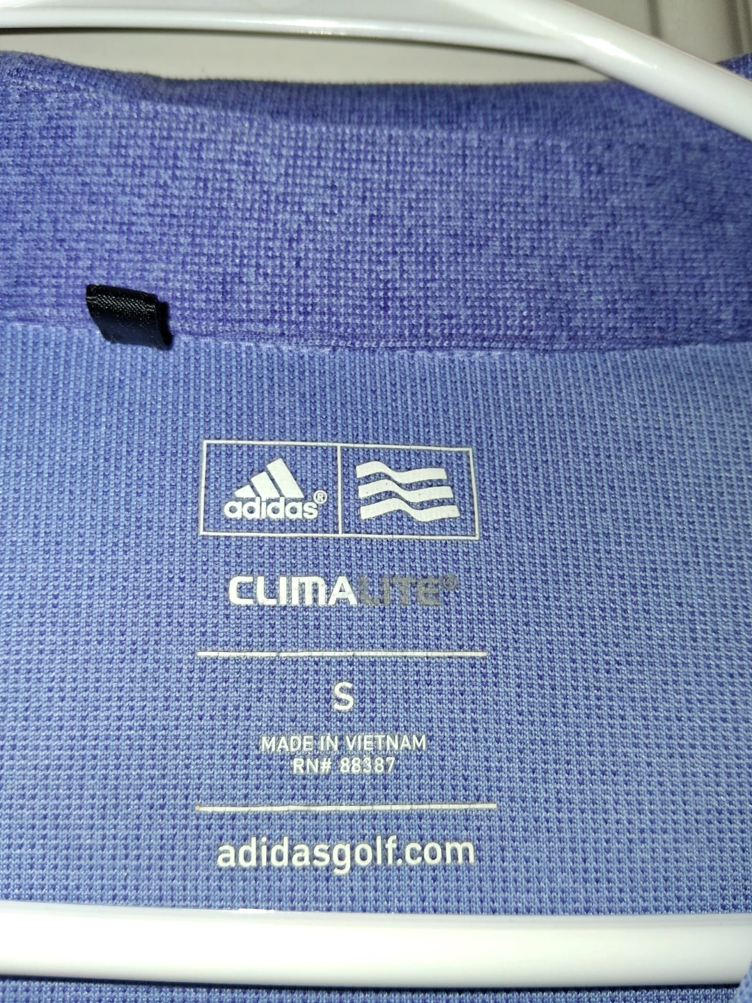Adidas ClimaLite Long Sleeve Polo Shirt Size S - photo 5