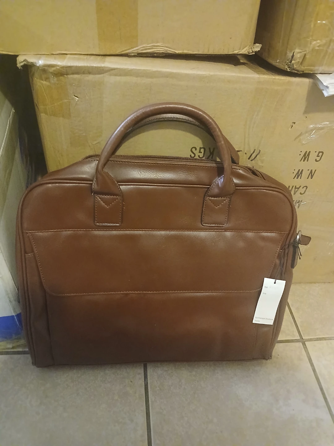 Brown Leather Briefcase