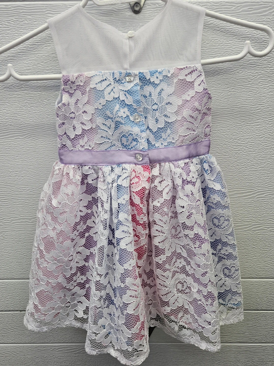 Girls Rainbow Lace Dress - Size 2T - photo 2