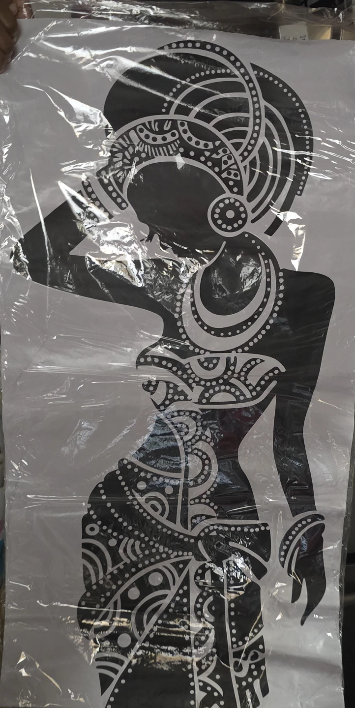 Decorative Wall Decal - African Woman Silhouette - photo 2