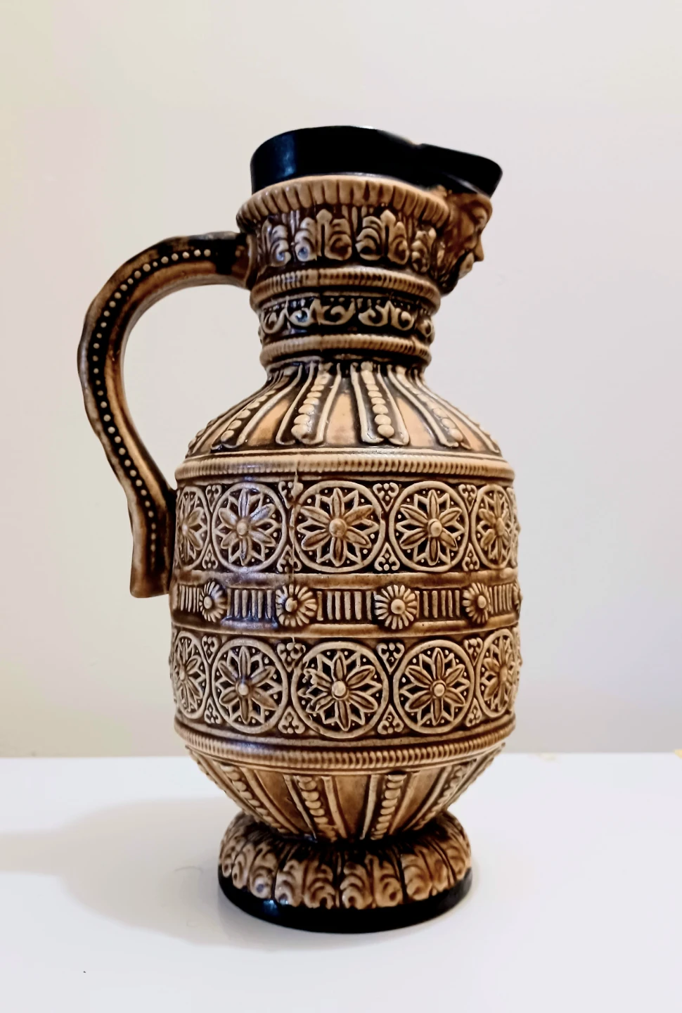 Vtg Unique W. German Gerz Pitcher - photo 2