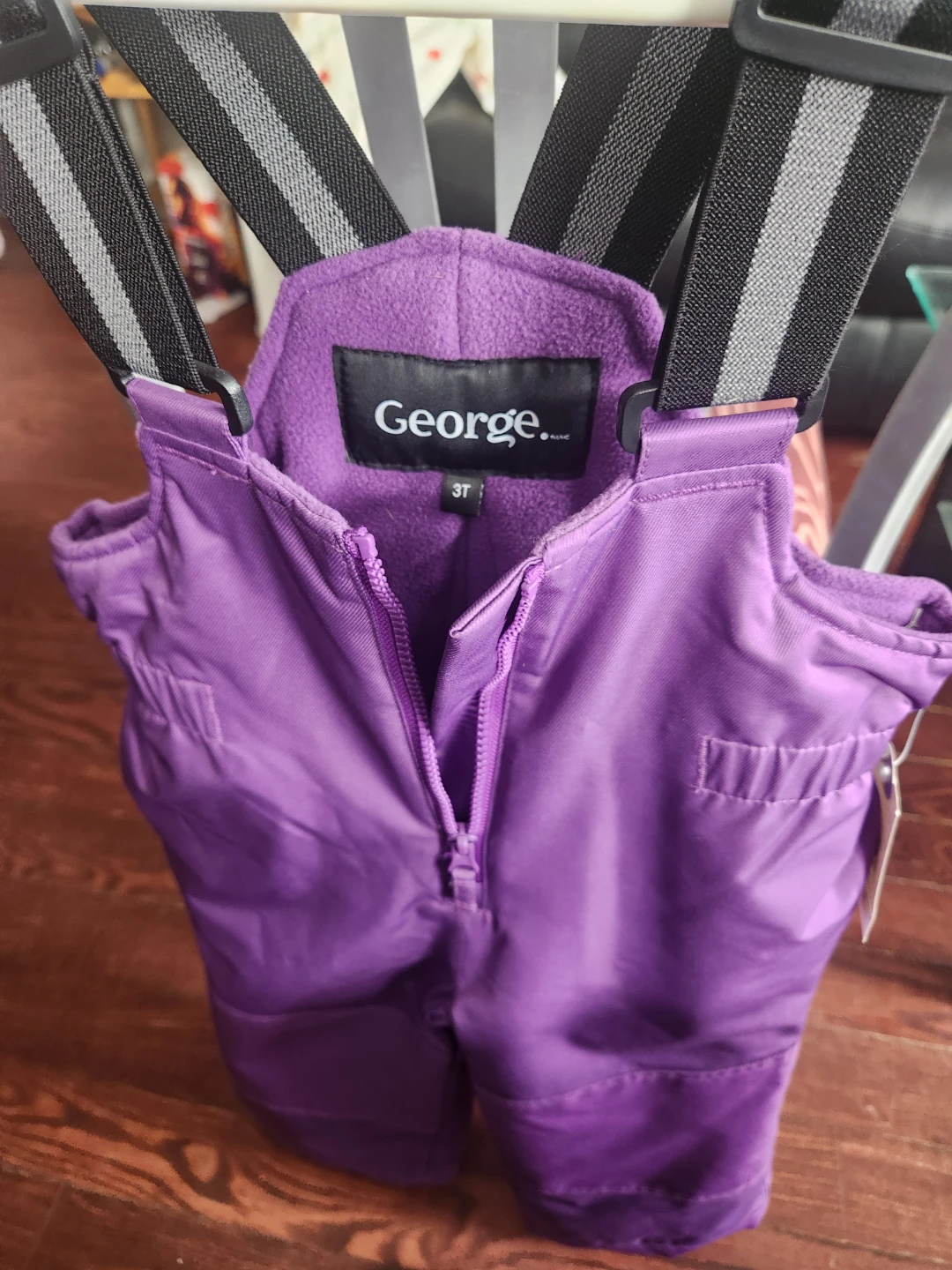 George. Purple Snow Pants - Size 3T