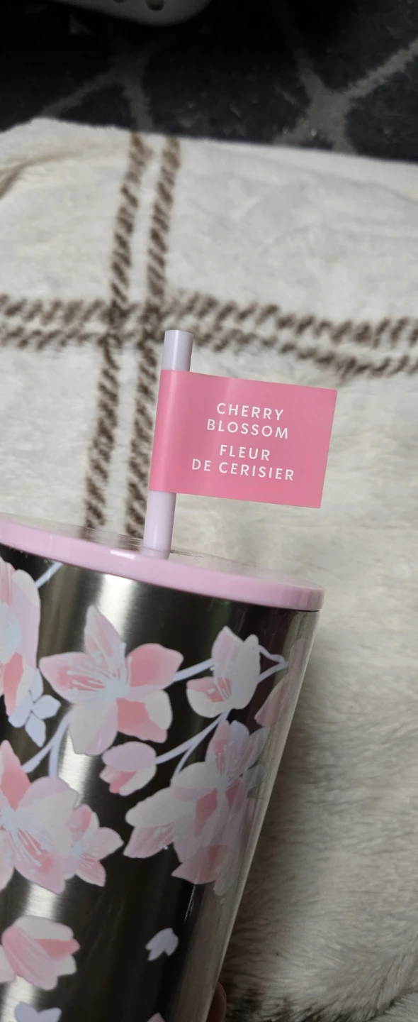 Starbucks Cherry Blossom Stainless Steel Tumbler 24 oz - photo 3