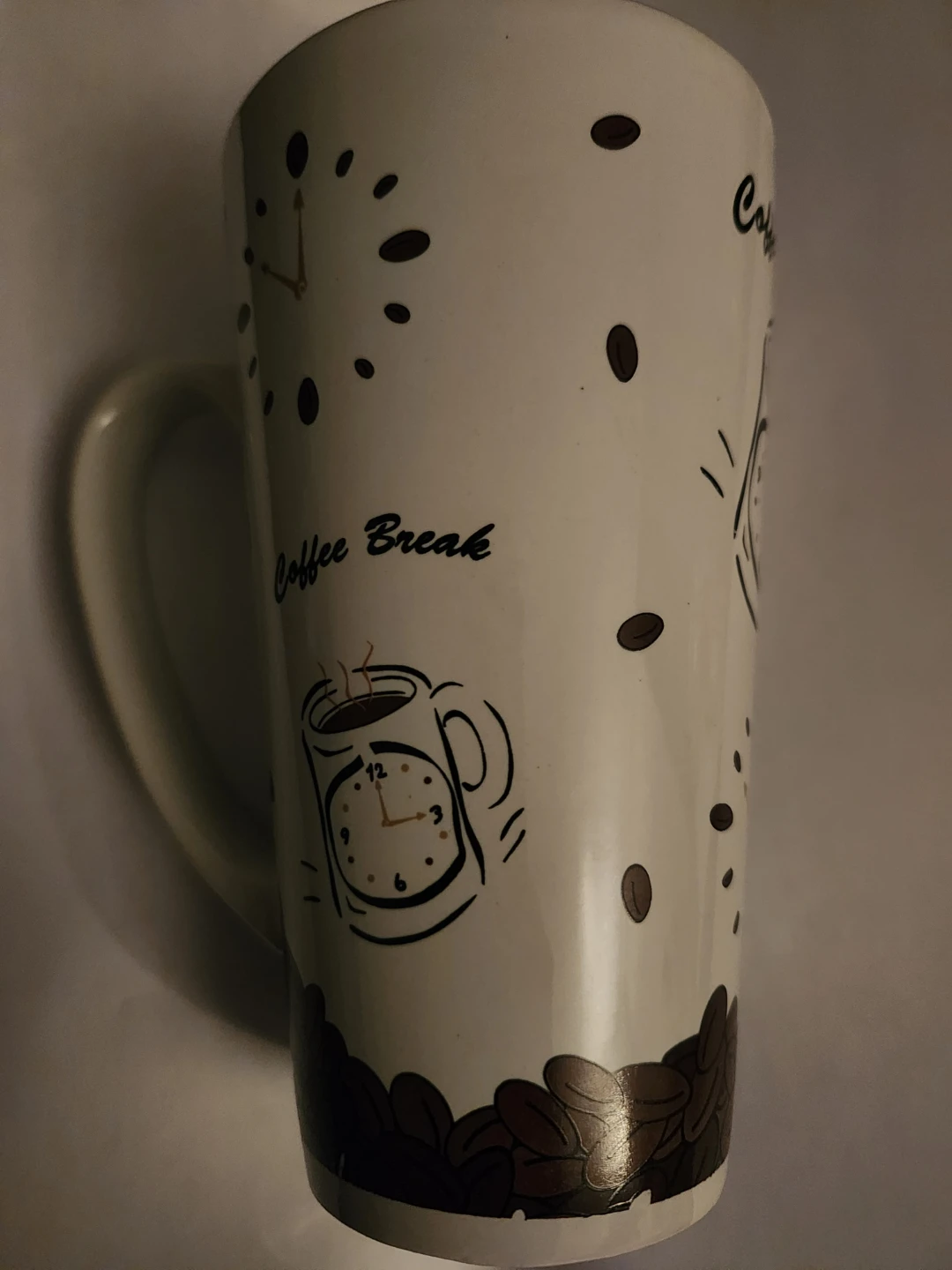 TALL COFFEE & TEA MUG 14- 16 OZ white MICROWAVE, DISHWASHER SAFE - photo 3