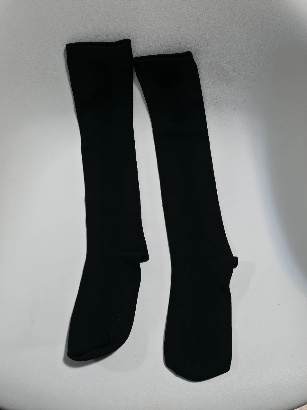 Black Knee-High Socks- women