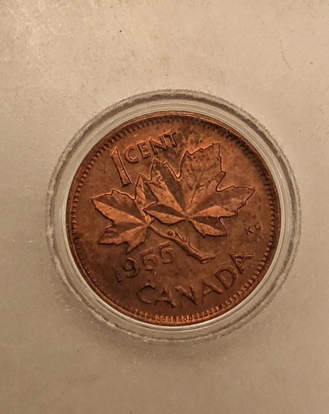 1955 Canadian Penny - 1 Cent Coin