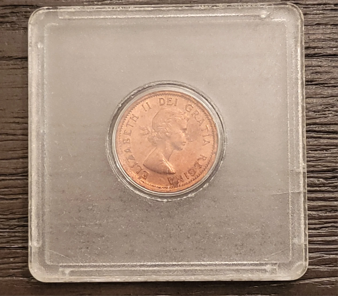 1955 Canadian Penny - 1 Cent Coin - photo 4