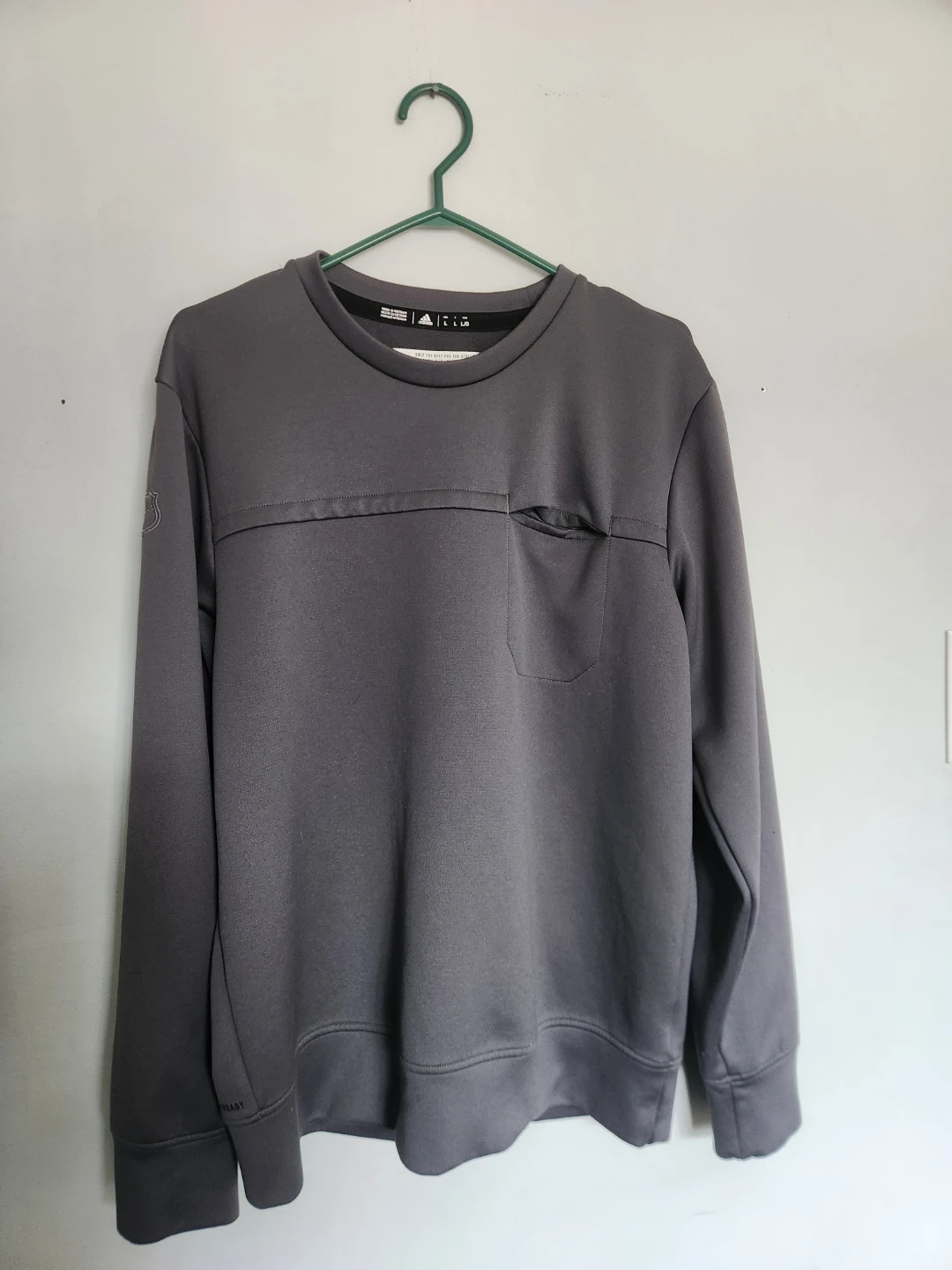 Adidas Grey Crewneck Sweatshirt NHL Logo Large