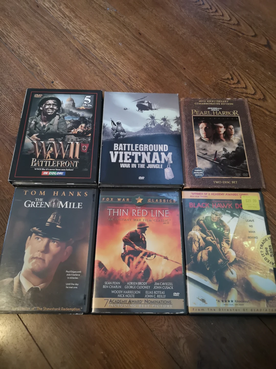 Pearl Harbor The Green Mile Thin Red Line Black Hawk Down - photo 4