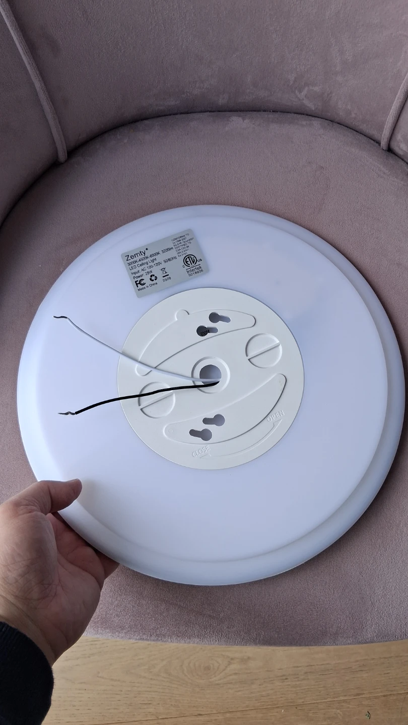 Bright LED Ceiling Light, 3200Lumen, Adjustable 3 Colours Warmth - photo 3