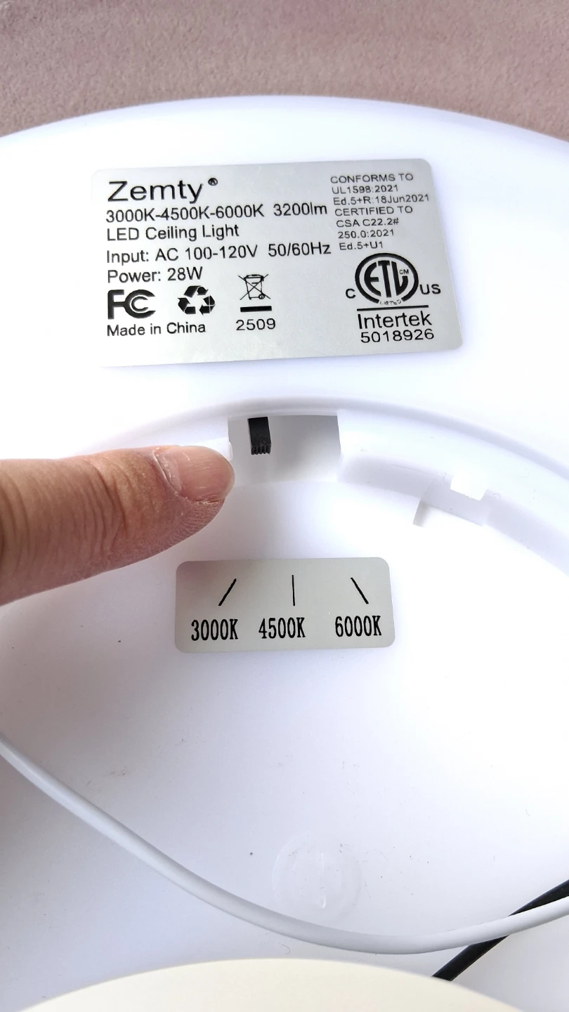 Bright LED Ceiling Light, 3200Lumen, Adjustable 3 Colours Warmth - photo 4