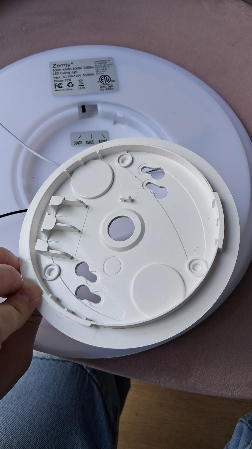 Bright LED Ceiling Light, 3200Lumen, Adjustable 3 Colours Warmth - photo 5