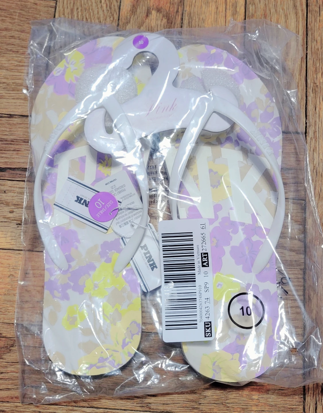 PINK Flip Flops - Size 10 - photo 2