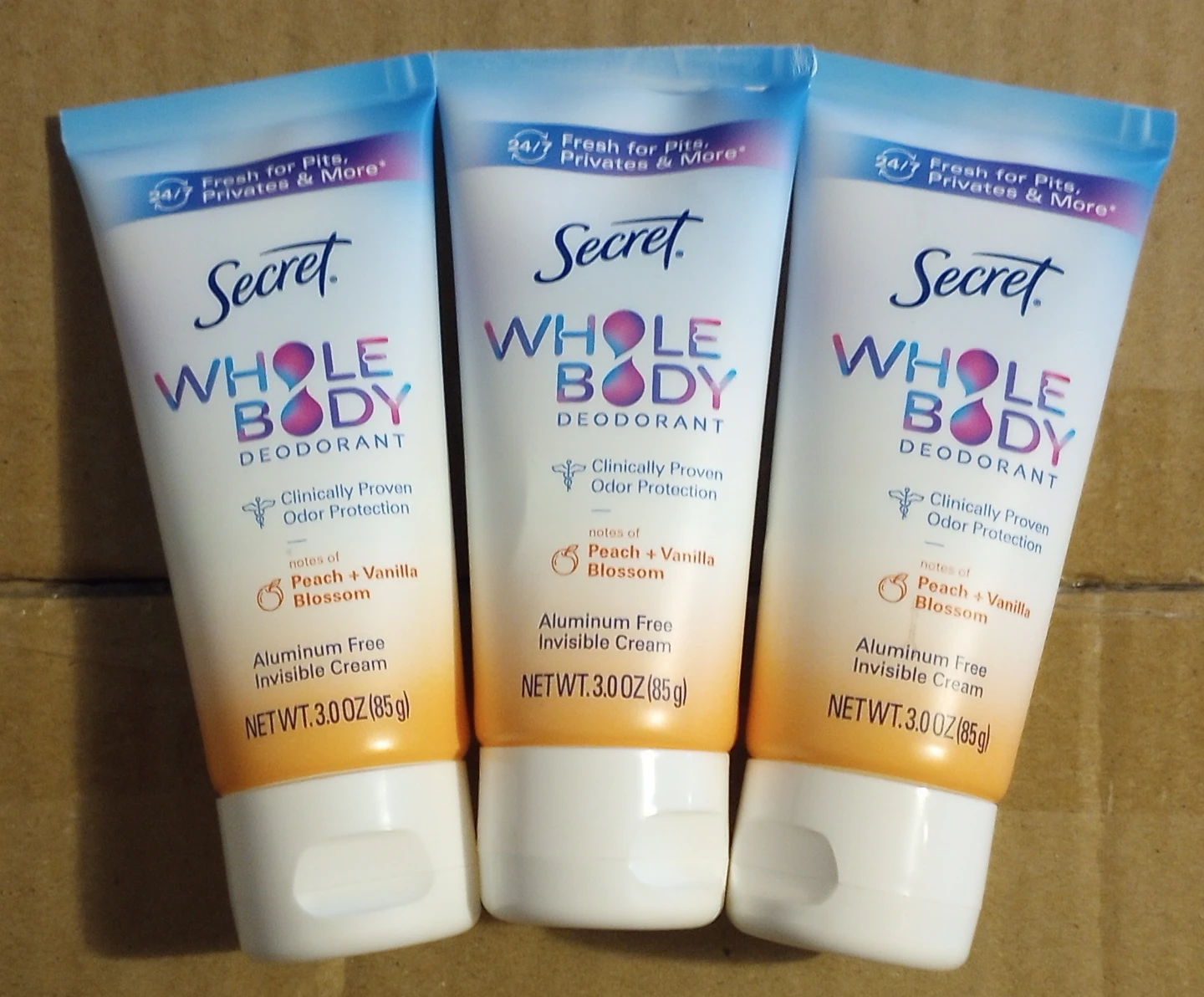 Secret Whole Body Deodorant Cream - 3 for $15