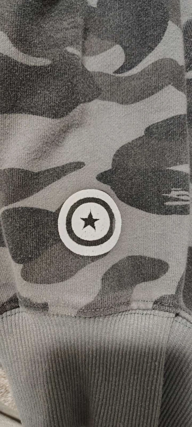 BAPE Full Zip Shark Hoodie Grey Medium that fits like small - photo 5