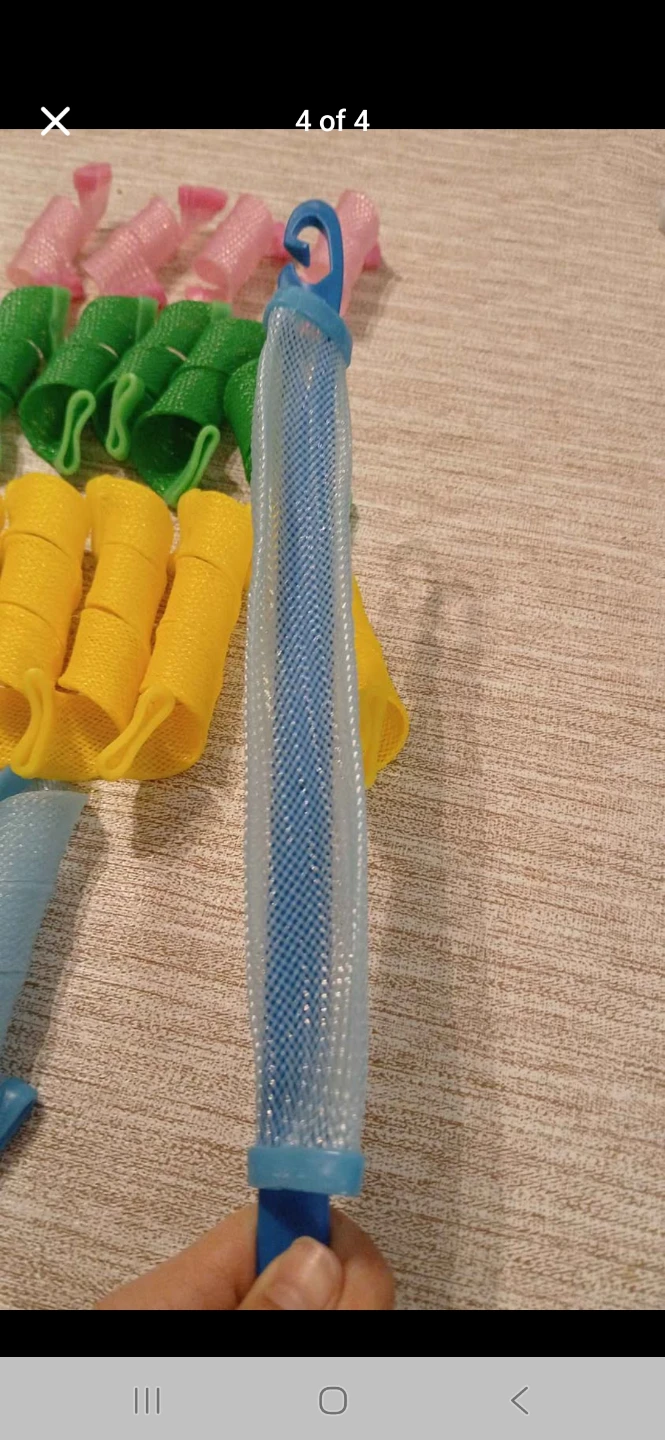 Heatless Hair Curlers Set with Applicator Tool