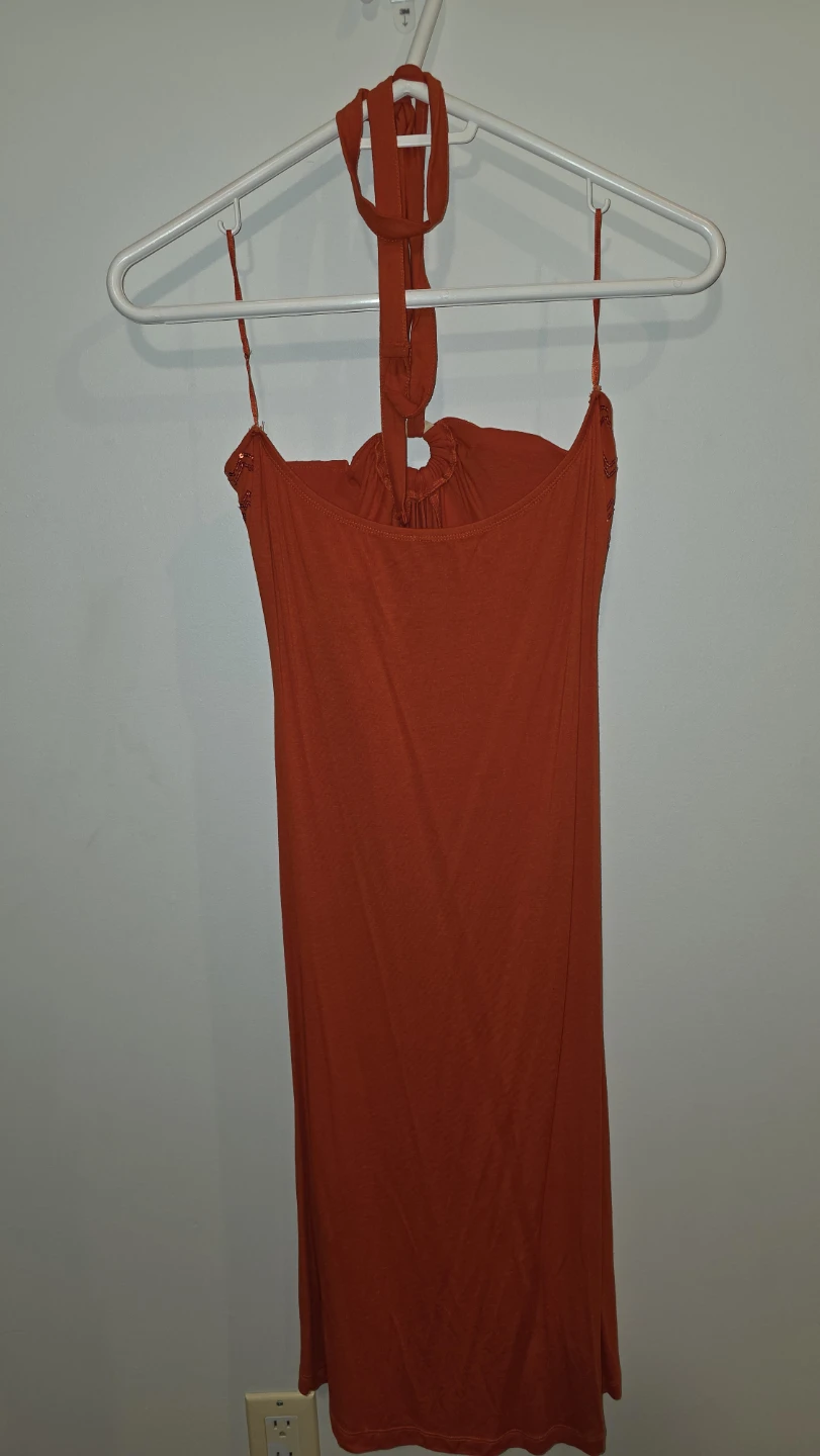 Yessica! Orange Halter Dress - photo 2