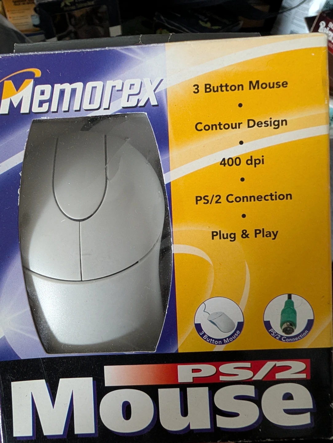 Memorex 3 Button PS/2 Mouse