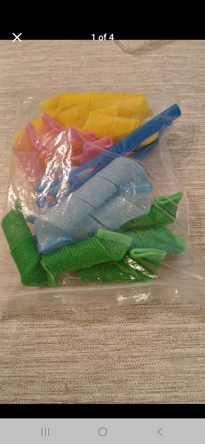 Heatless Hair Curlers Set with Applicator Tool - photo 4