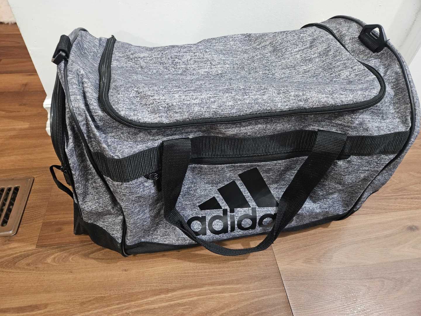Adidas Grey Duffle Bag