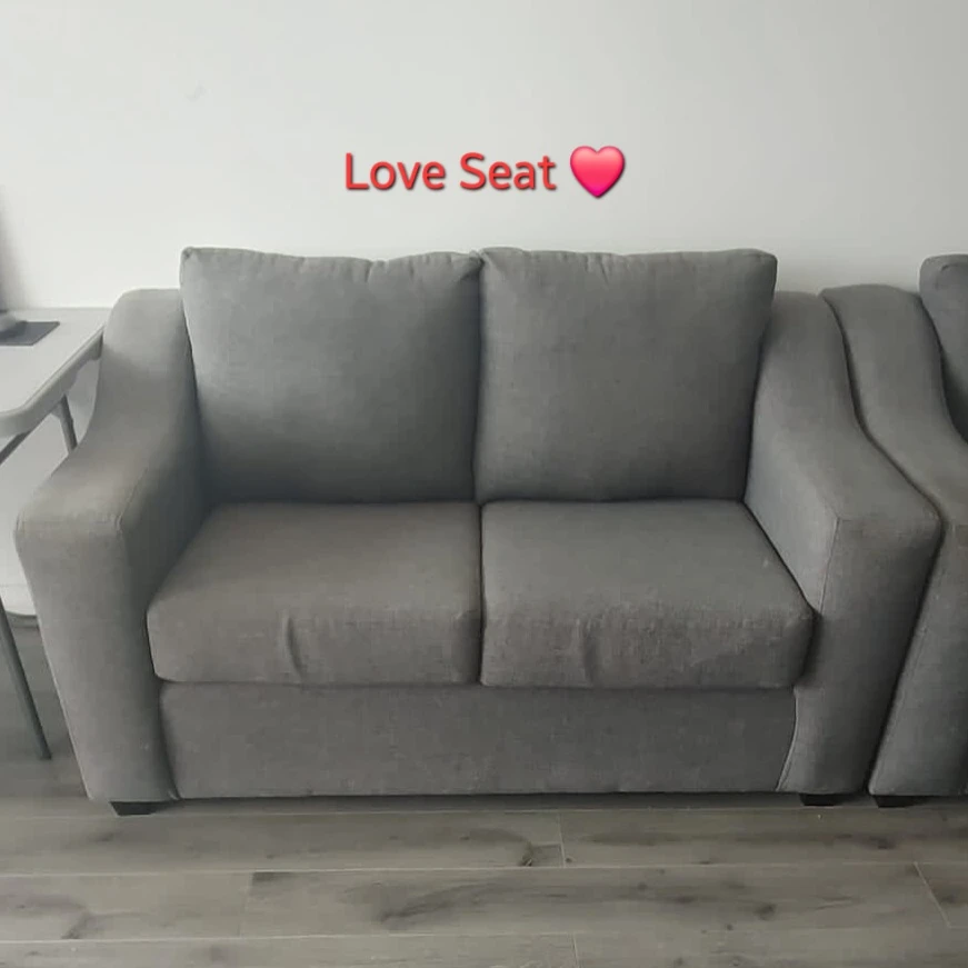 Grey Love Seat