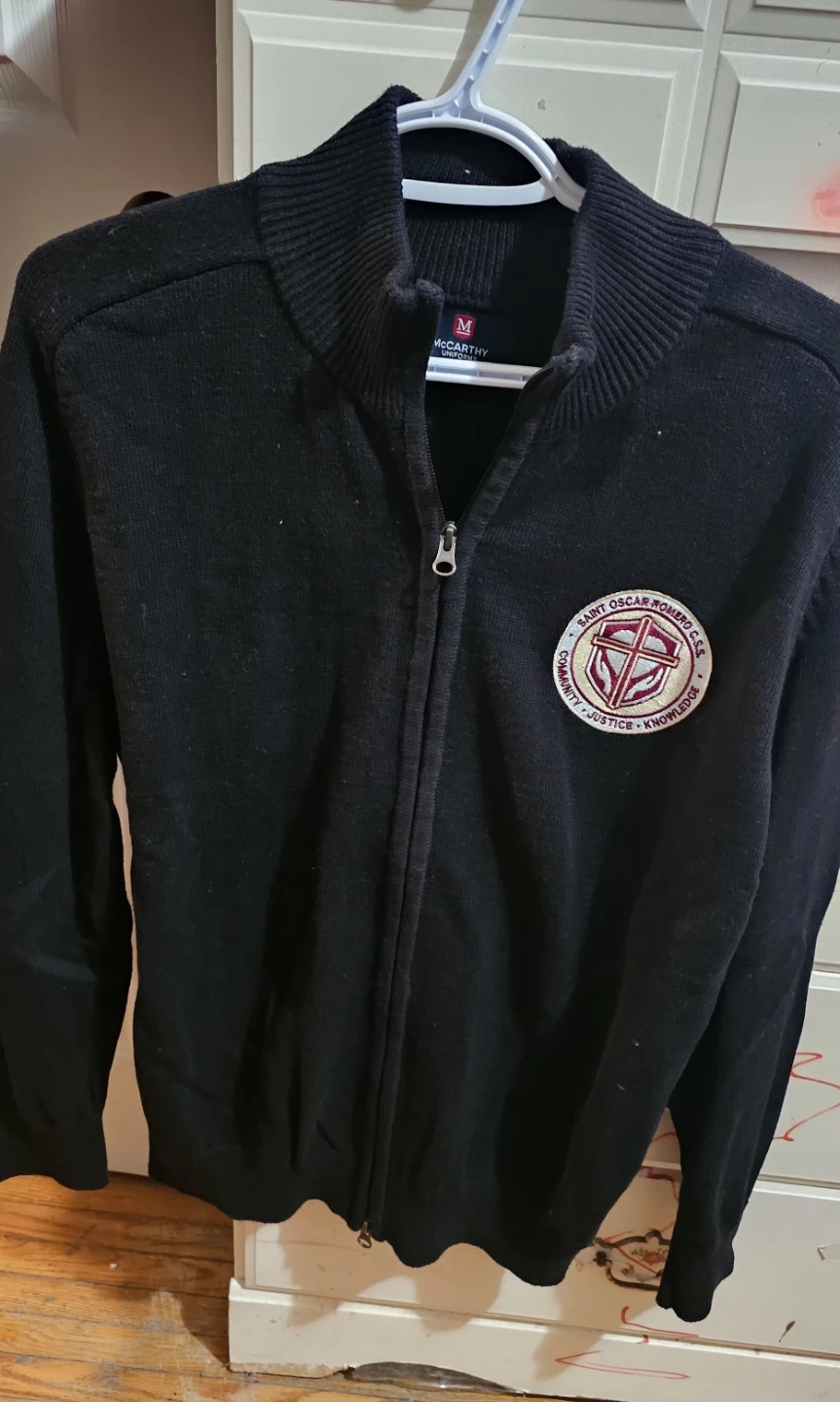 Romero Phys Ed Grey Zip-Up Hoodie
