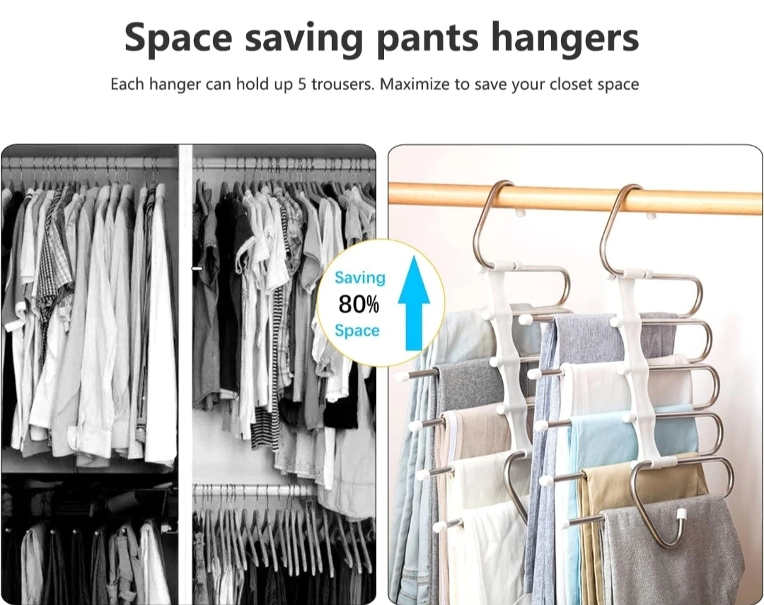 Space Saving Pants Hangers (x2) - photo 5