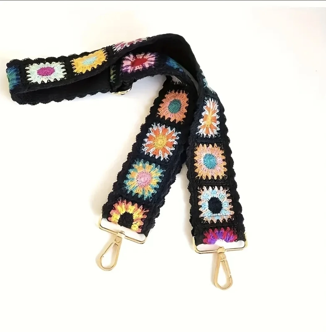Crochet Flower Bag Strap 🧡 - photo 2