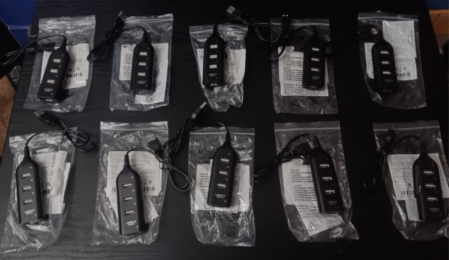 USB 2.0 Ports Hub (EACH)