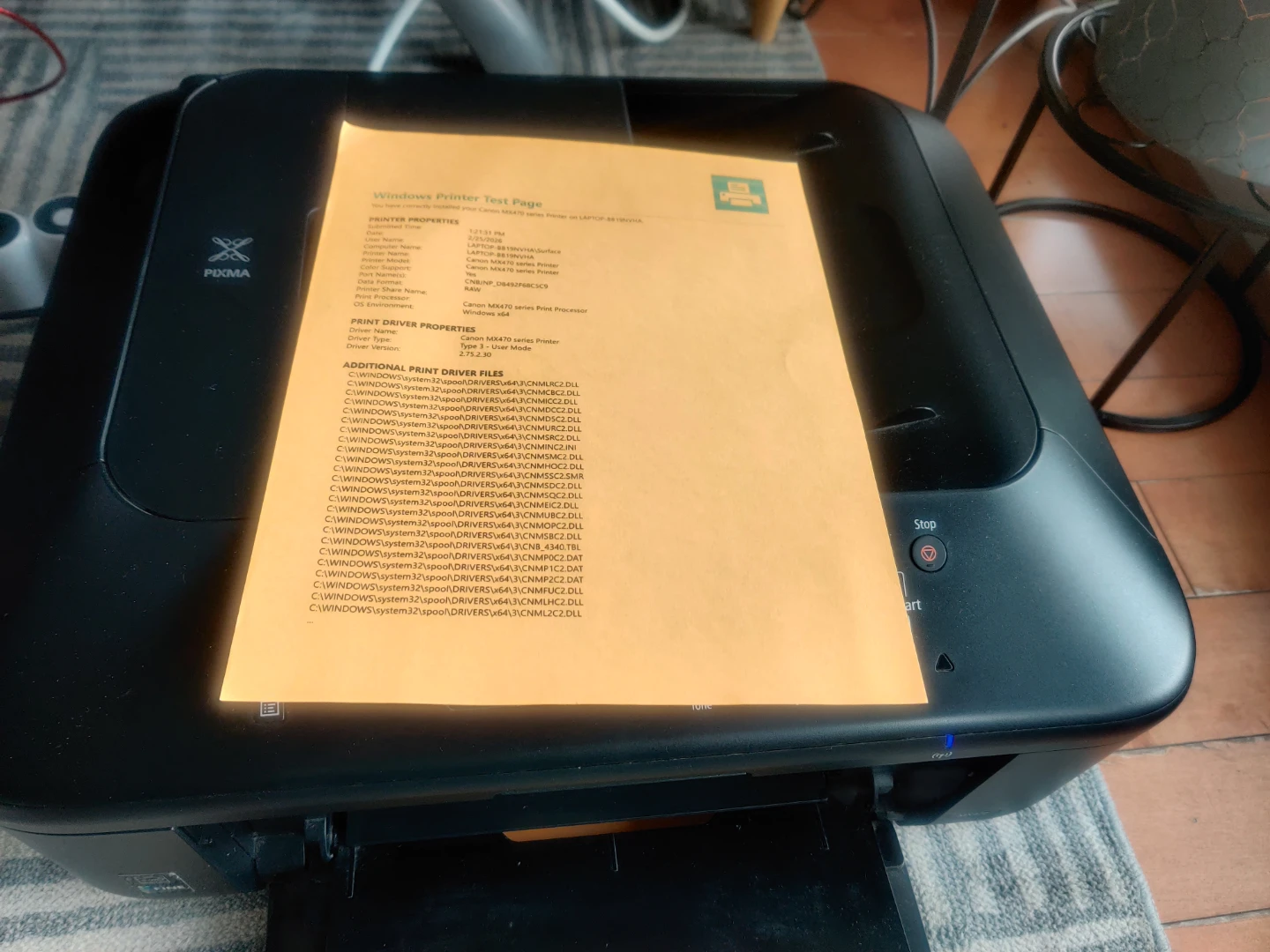 Full Ink Canon PIXMA MX472 All-In-One Printer - photo 5