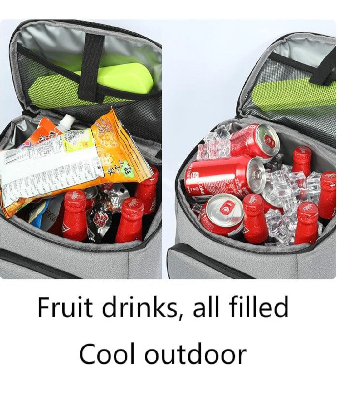 Brand: Generic Sealed waterproof picnic ice bag - Grey - photo 2