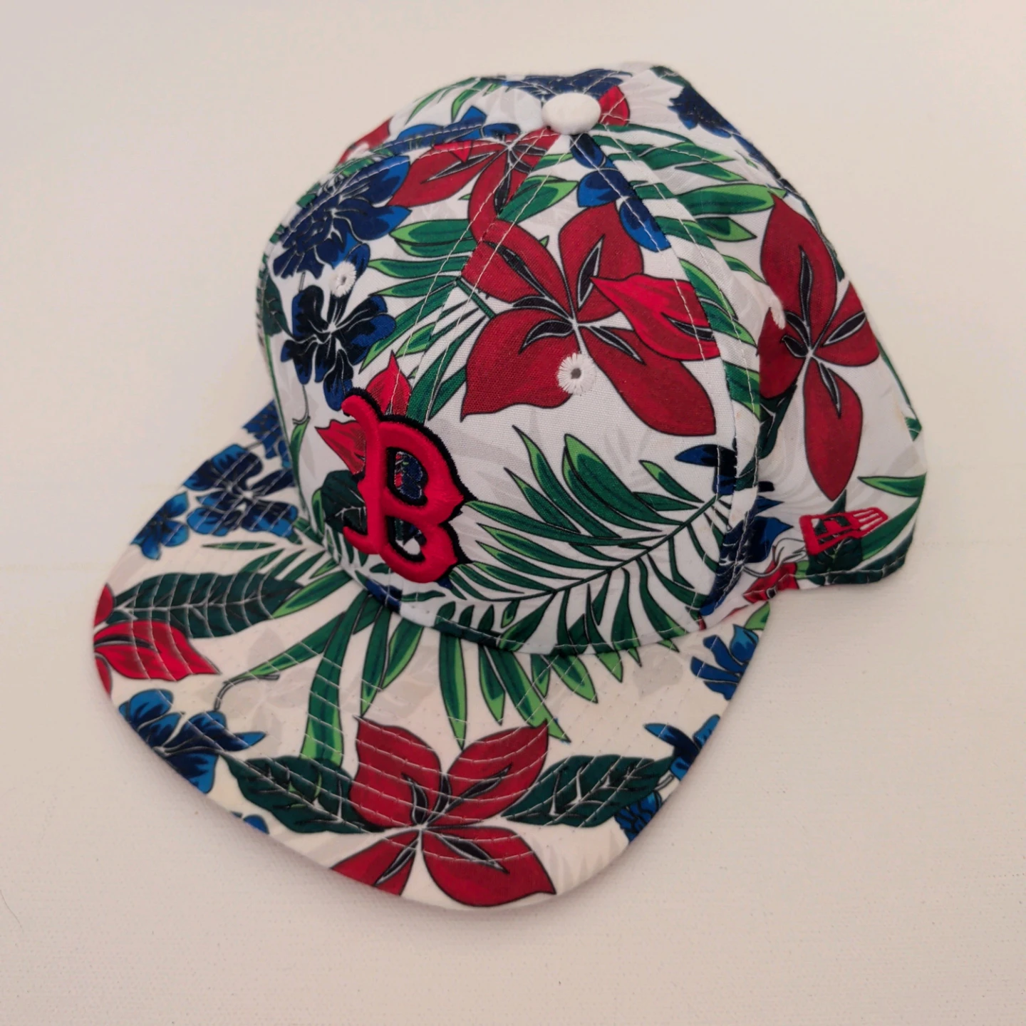 Boston Red Sox New Era 9FIFTY Snapback Hat Tropical Floral - photo 2
