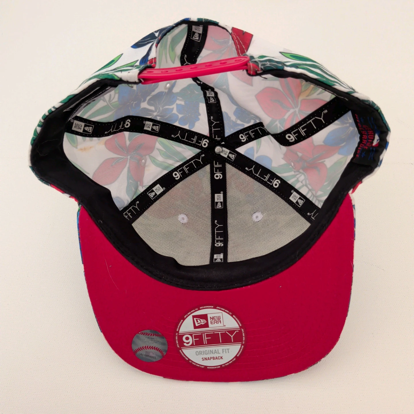 Boston Red Sox New Era 9FIFTY Snapback Hat Tropical Floral - photo 4