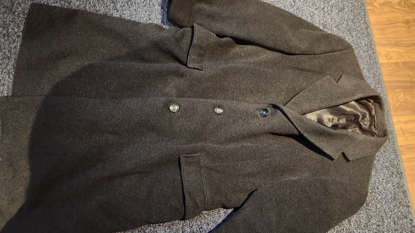 Simpsons Men's Virgin Wool & Cashmere Blend Coat