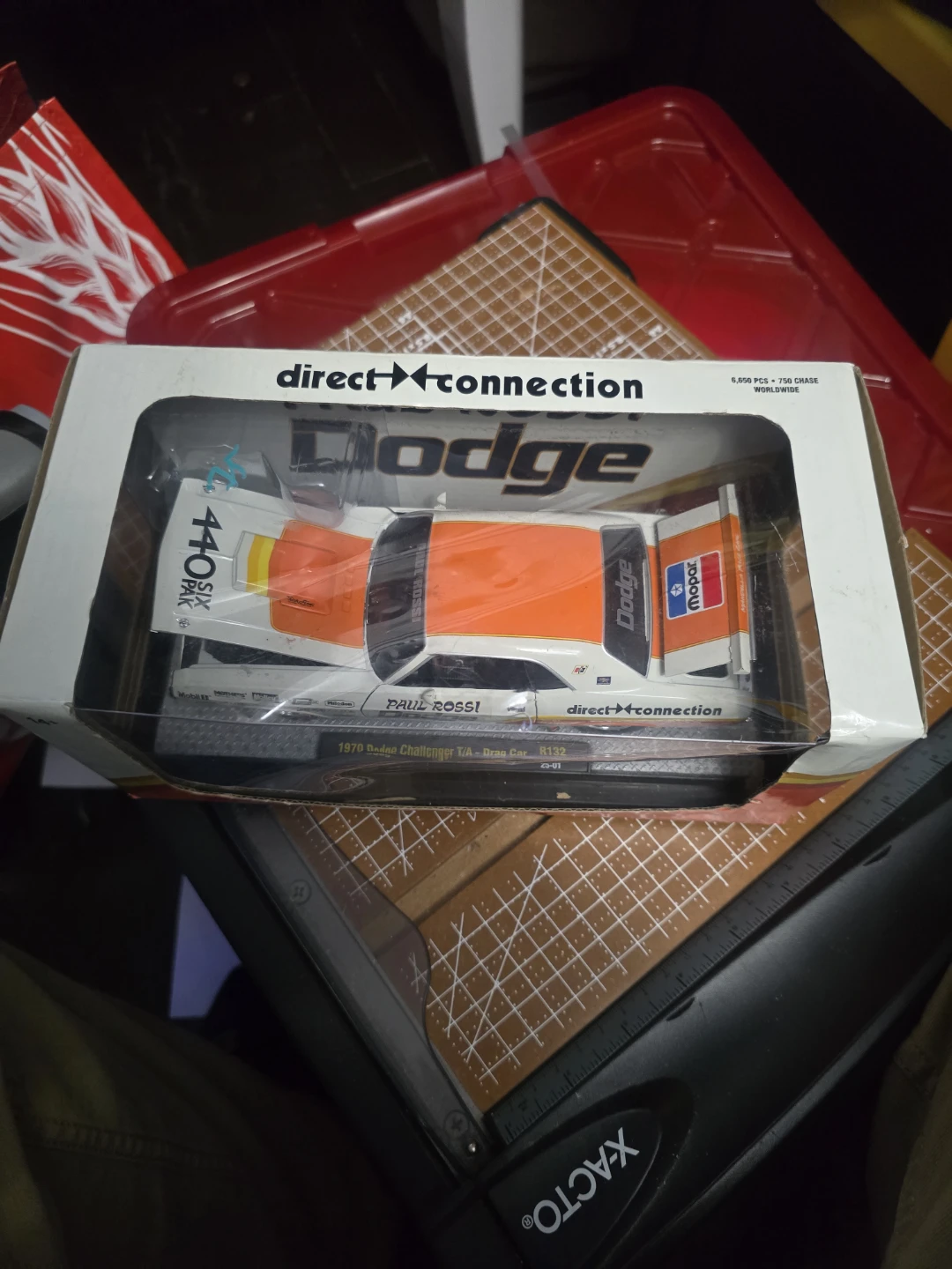 Paul Rossi Dodge 440 Six Pack 1970 Challenger T/A Drag Car Model - photo 2