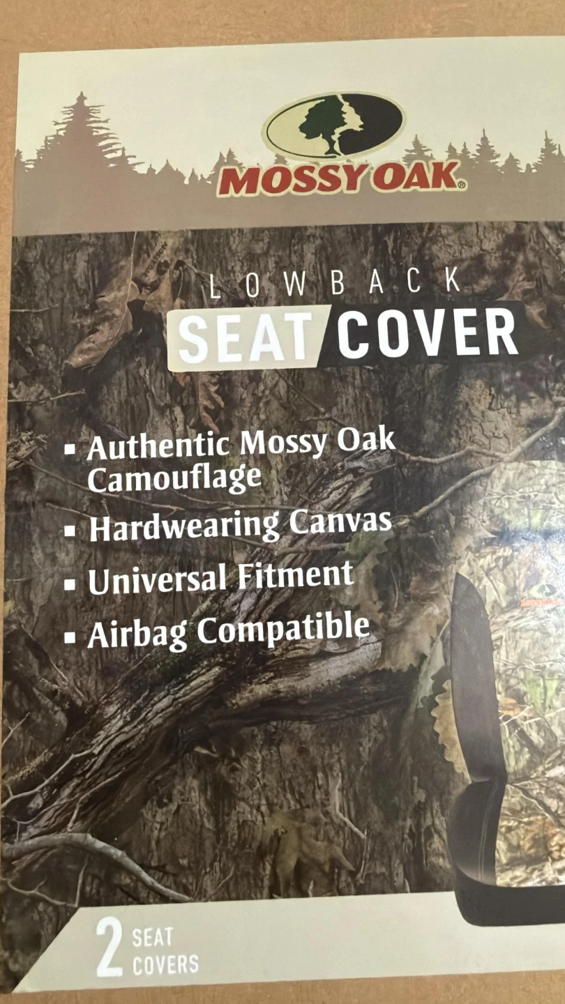 Mossy Oak Lowback Universal Seat Cover - Camo (2 Pack) - photo 2