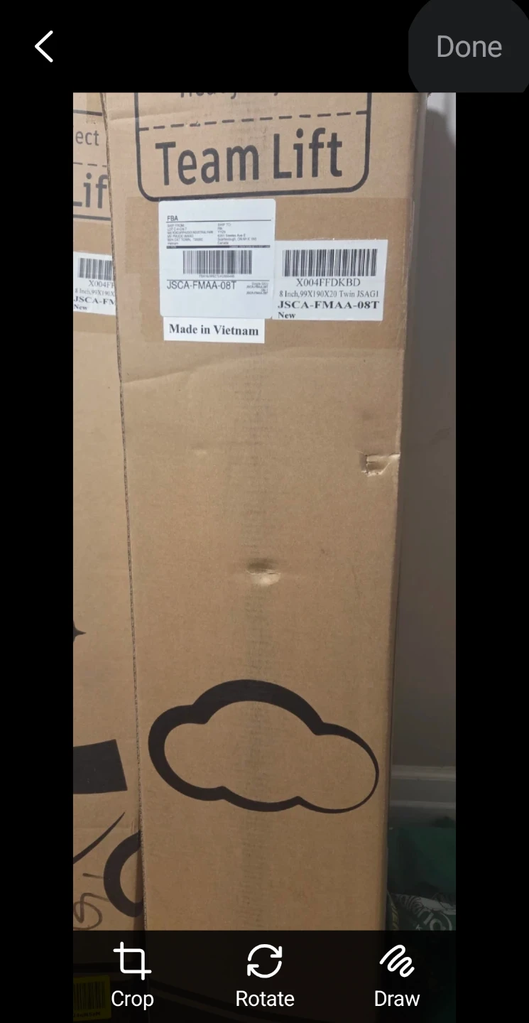 Team Lift Mattress - New in Box