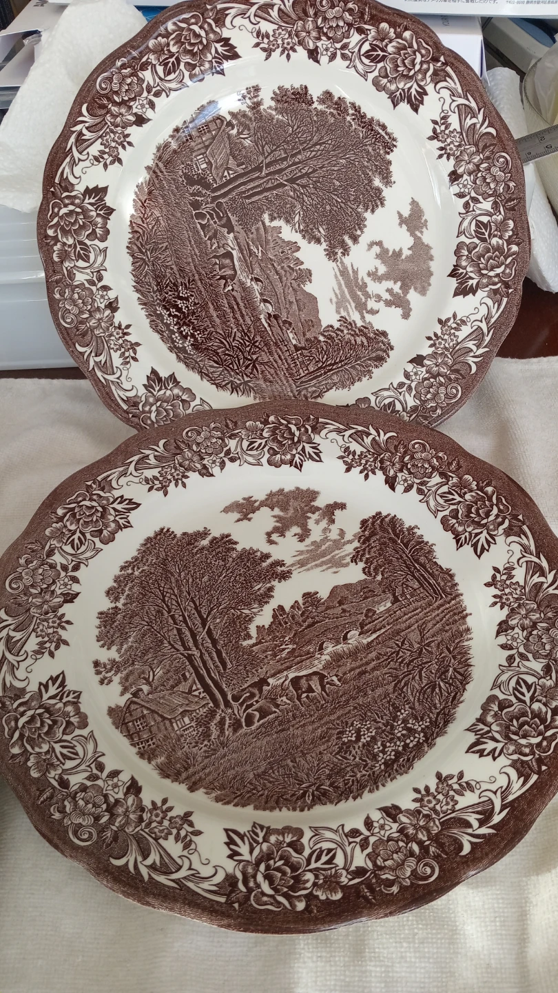 Royal Staffordshire "Woodland" Dinner Plates (Set of 5)