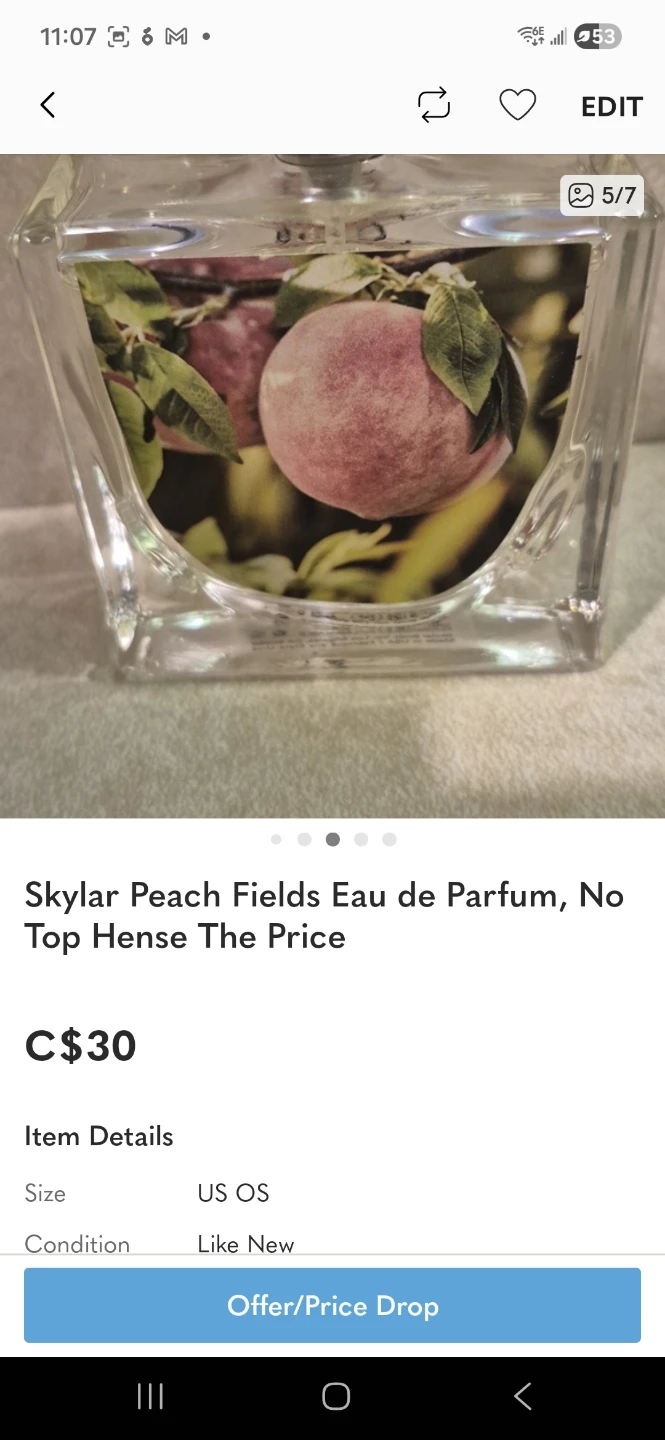 Full bottle  of SKYLAR   perfume - photo 4