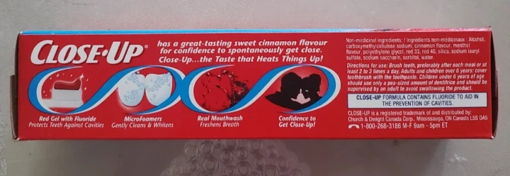 Close-Up Ultra Cinnamon Whitening Gel Toothpaste 100mL (2 Pack) - photo 3