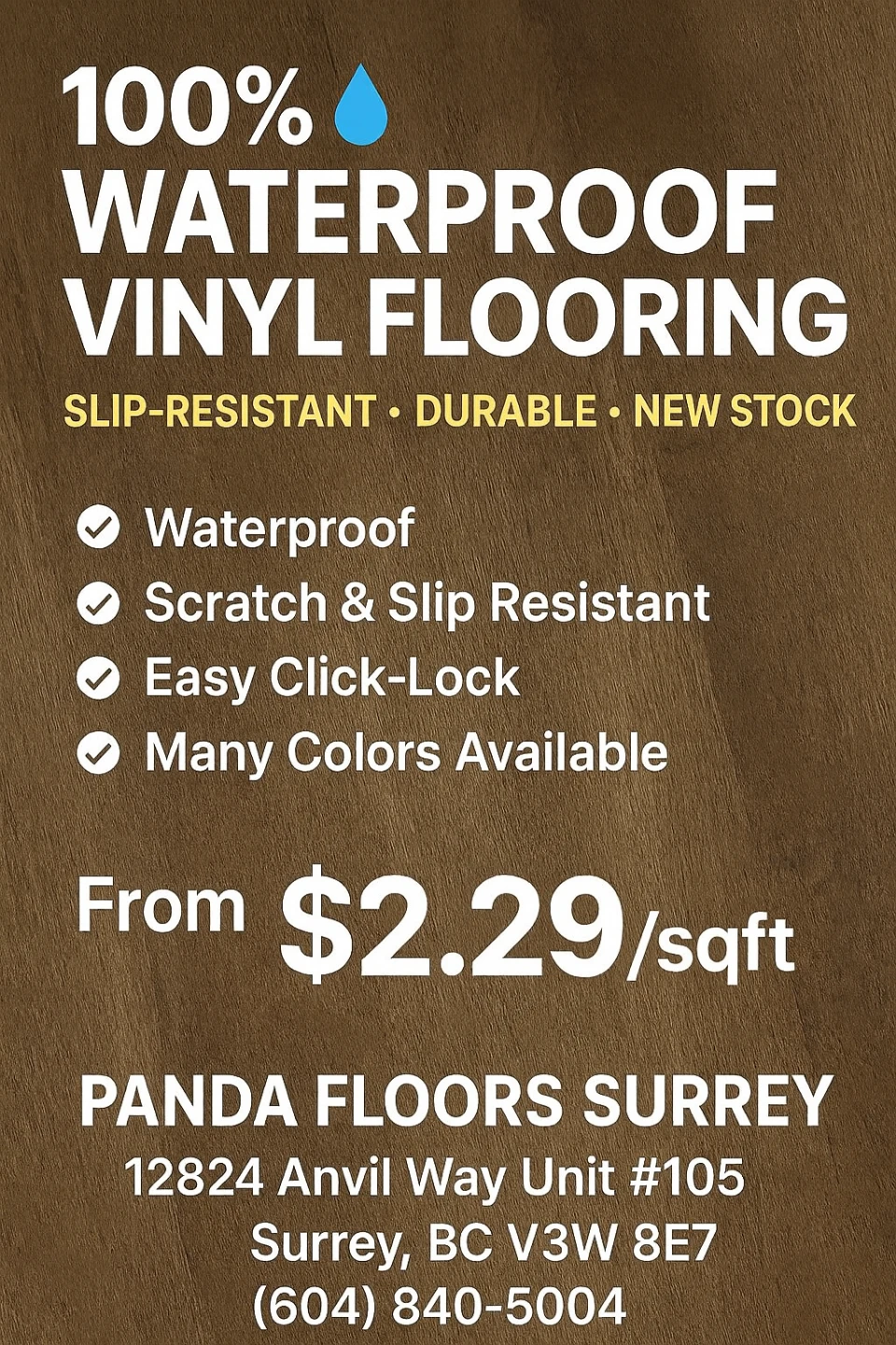 Vinyl flooring