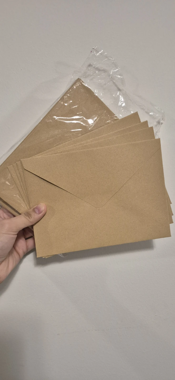 Brown Kraft Envelopes - 50pcs